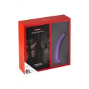 VIRGITE UNIVERSAL HARNESS WITH PURPLE DILDO SIZE M PURPLE