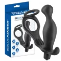 PROSTATE STIMULATOR COCKRING PLUG AP070 BLACK