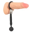 Ring na penisa z ciężarkiem Rebel heavy rope cock with ball