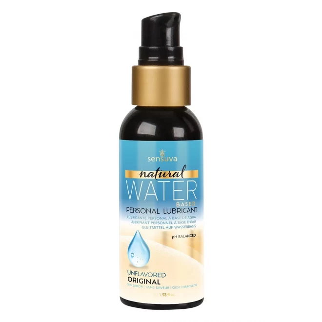 SENSUVA NATURAL WATER-BASED PERSONAL LUBRICANT ORIGINAL UNFLAVORED 57ML