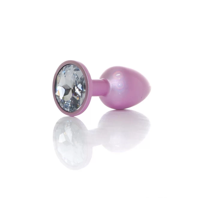 Plug-Jewellery Pearl Pink PLUG- Clear S