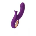 Vibrating roller with Up&Down functions by JOS Julli, silicone, purple, 20.5 cm