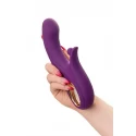 Vibrating roller with Up&Down functions by JOS Julli, silicone, purple, 20.5 cm