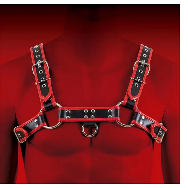 VIRGITE MAN BONDAGE BODY HARNESS MOD. 1 BLACK