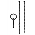 NMC 3 IN 1 SILICONE URETHRAL SOUND KIT SET BLACK