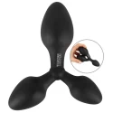 Black velvets triple butt plug
