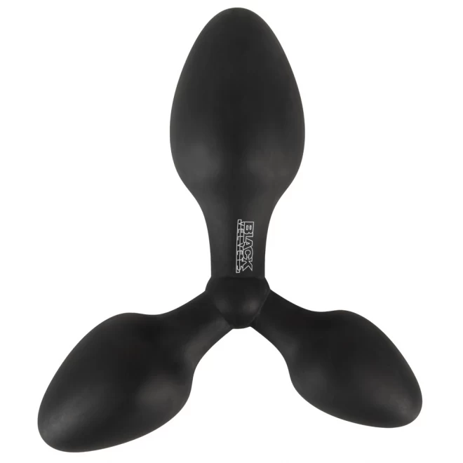 Black velvets triple butt plug