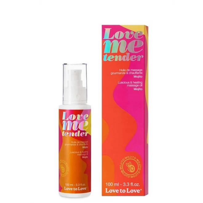 LOVE ME TENDER - MASSAGE OIL - MOJITO 100ML / 3.3FL.OZ.