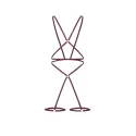 Promees batty burgundy body harness