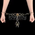 KAJDNAKI REBELLION HEAVY METAL HANDCUFFS (BRONZE)
