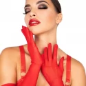 Rękawiczki za łokieć prześwitujące i długie Kinky Diva Seductive Gloves