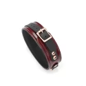 Liebe seele obróżka ze smyczą wine red collar and leash