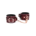 Liebe seele kajdanki wine red handcuffs