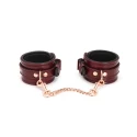 Liebe seele kajdanki wine red ankle cuffs