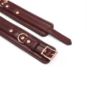 Liebe seele kajdanki wine red ankle cuffs