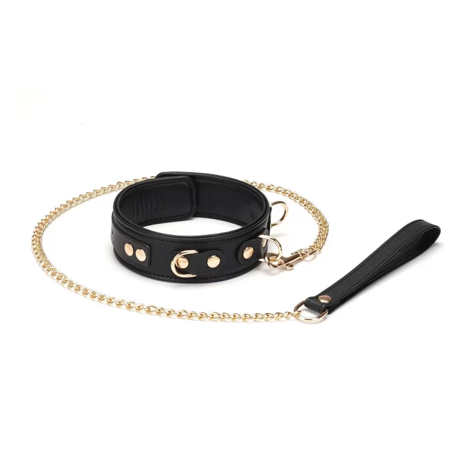 Liebe seele obróżka ze smyczą dark secretcollar and leash