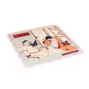 Liebe seele uprząż kinbaku ukiyoe red rosy leather hogtie