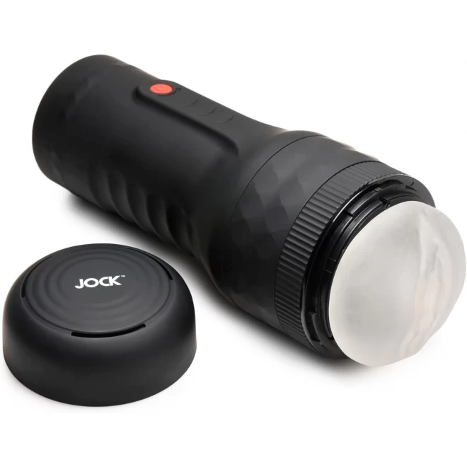 Tightening and vibrating masturbator