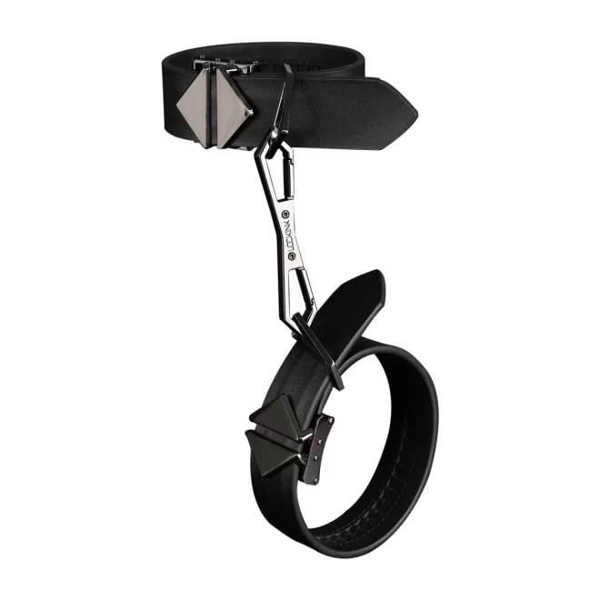 Lockink kajdanki ankle and wrist cuffs set black