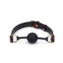 Liebe seele knebel victorian garden breathable silicone ball gag