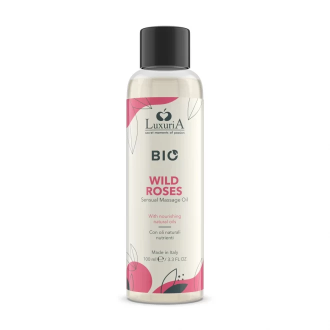 Olejek do masażu IntimateLine Luxuria Bio Oil wild roses 100 ml