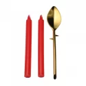 Zestaw świec do Wax Play z łyżką XR Brands Drip Sensation