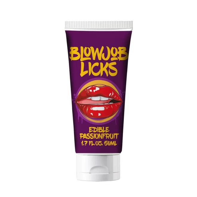 Lubrykant o smaku marakui Blow Job Licks 50 ml