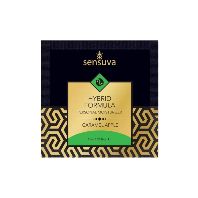 Próbka jadalnego lubrykantu jabłko w karmelu Sensuva 6 ml