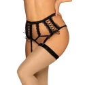Bravelle pas do pończoch czarny s/m