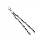 Liebe seele klamerki na sutki black beads chains and nipple clamps