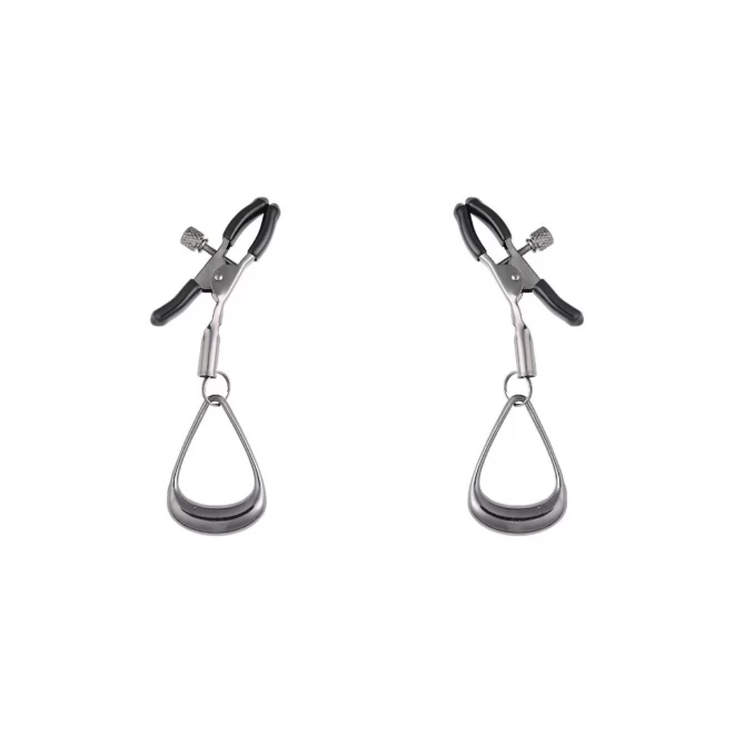 SPORTSHEETS VELVET NOIR TUGGABLE NIPPLE CLAMPS