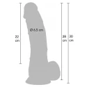 Dildo realistyczne Inferno Hidden Desire 28 cm