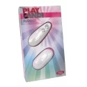 Jajko wibrujące z pilotem Play Candi Fudggy Weiß/ Pink