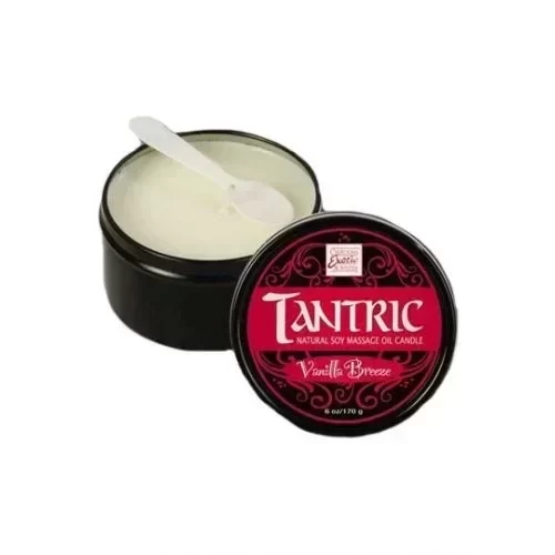 Świeca do erotycznego masażu o zapachu vanilli Tantric 170 g.