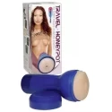 Masturbator z wibracjami Travel Honeypot Wagina