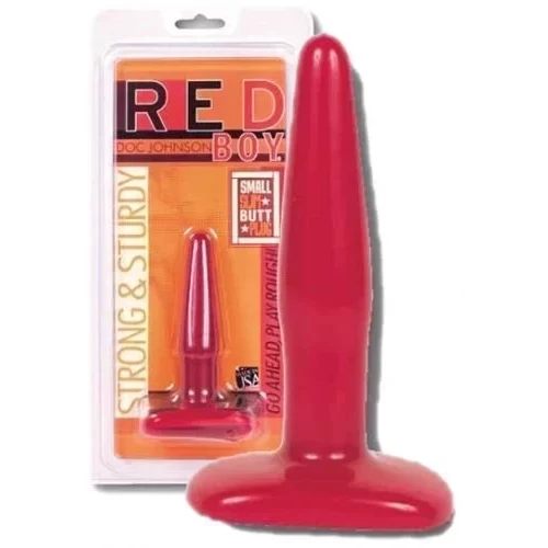 Plug analny Red Boy Strong & Sturdy - Mały