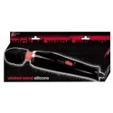 Masażer z ruchomą głowicą pod gniazdko elektryczne 220V, WICKED WAND SILICONE