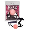 Knebel na skórzanym pasku Breathable Ball Gag (2 kolory)