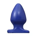 Korek analny Butt plug - medium - blue - 9 cm. 54 mm.