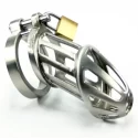 Klatka na penisa Bon4 Stainless Steel Chastity Cage Medium / Large - Hinged.