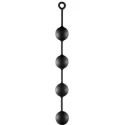 Kulki analne z silikonu Silicone Exxxtreme Ballz - Black - Extra Large - 60 mm.