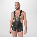 Neoprene open crotch wrestling - camo - l