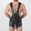 Neoprene open crotch wrestling - camo - l