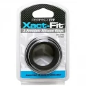 Xact-fit 3-ring-kit s-m (includes 14, 15, 16) - black