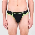 Slipy Shortstop Brief - black / green