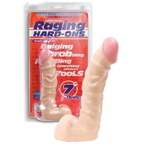 Dildo z wyraźnie uwypuklonymi żyłami Raging Hard-Ons 7