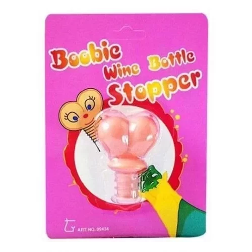 Zatyczka do butelki z piersiami Boobie Wine Bootle Stopper