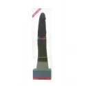 Lateksowy wibrator czarny Wilhelm - 20x3cm (4 kolory)
