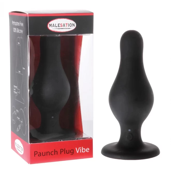 Plug analny z wibracjami Malesation Paunch Plug Vibe