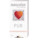 Przezroczyste cienkie prezerwatywy Masculan Pur 10 szt.